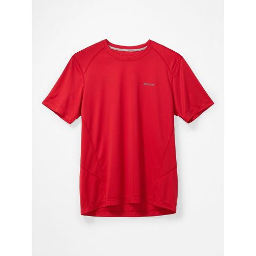 Marmot Clothes Red Yellow NZ - Windridge T-Shirts Mens NZ3186507